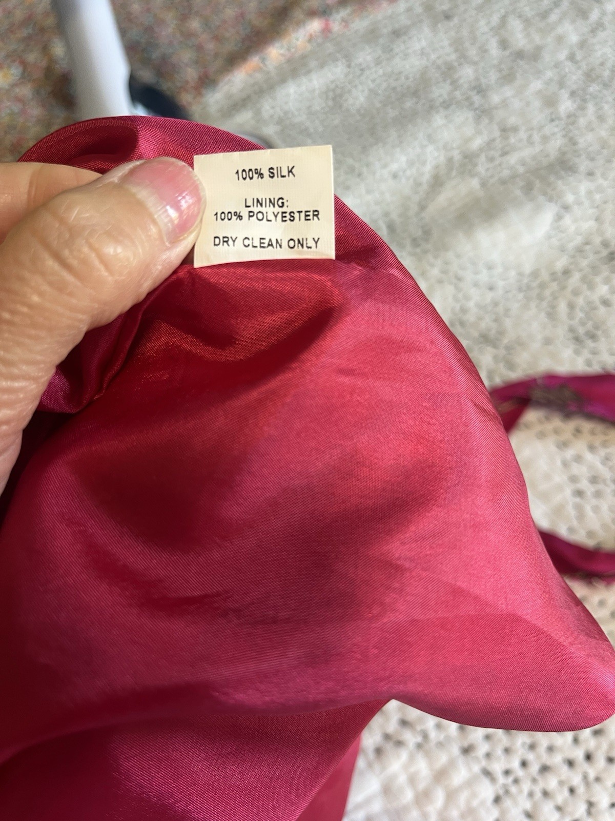Britt Ryan 100% Silk Dress Made In USA Equestrian Horses 🐴 Size 8 Summer READ
