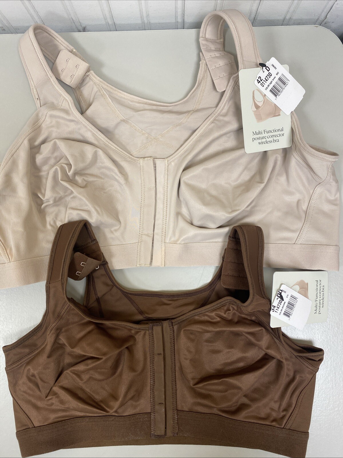 LEONISA Multi Functional Posture Corrector Wireless Bra 011473 Asst Sizes NWT