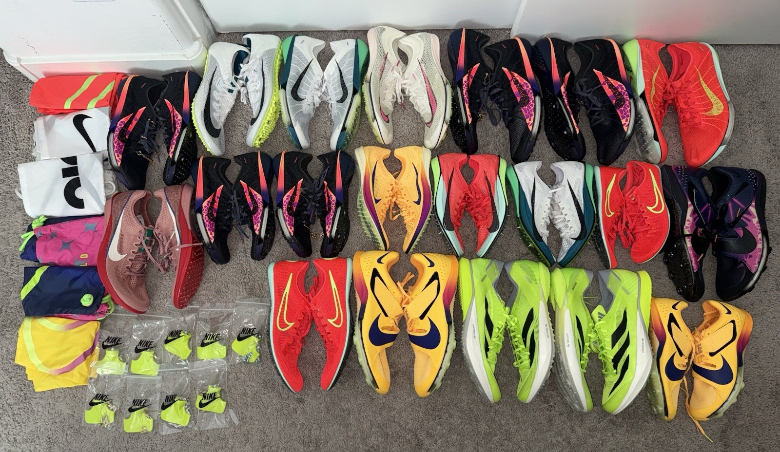 LOT OF 20 Nike & Adidas Track & Field Spikes New READ DESCRIPTION