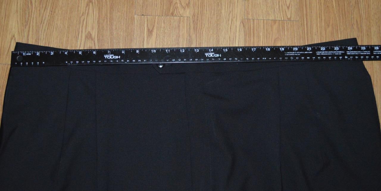 USA Tallia 52 R Custom Made Double breasted no vent wool dinner tuxedo suit g3j5