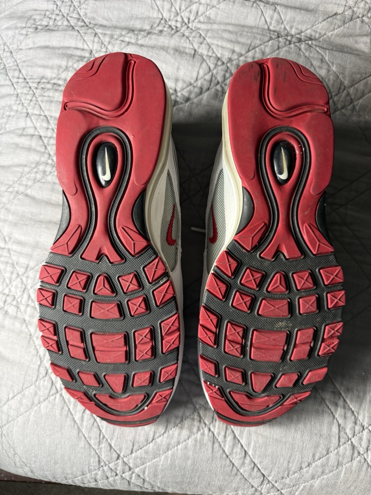 Nike Air Max 97 Men’s White/Gray/Red White Bullet