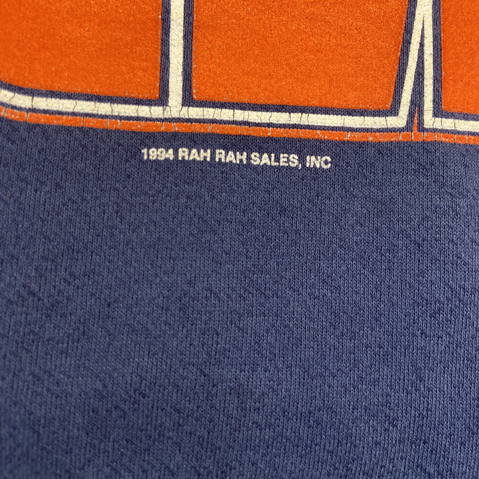 Auburn Tigers Sweatshirt Mens M Blue Vintage 90s NCAA Crewneck Fleece Alabama