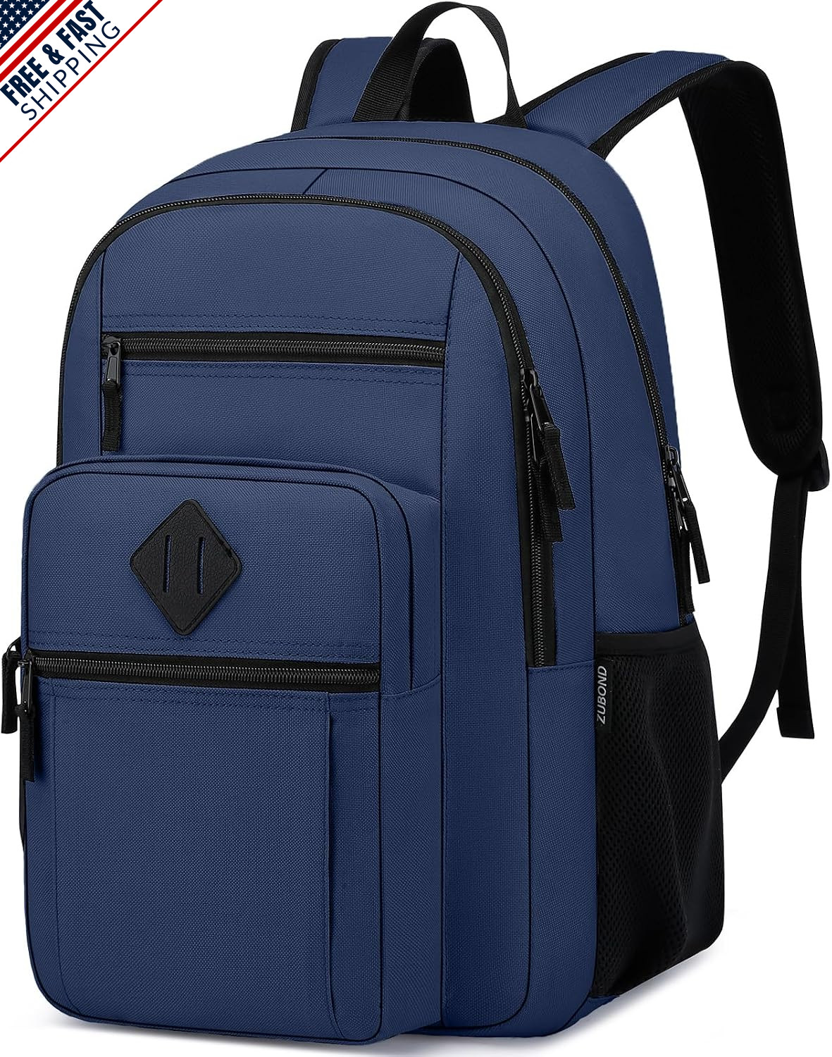 Lightweight Backpack for School, Fits 15.6″ Laptops, Water Bottle Pocket