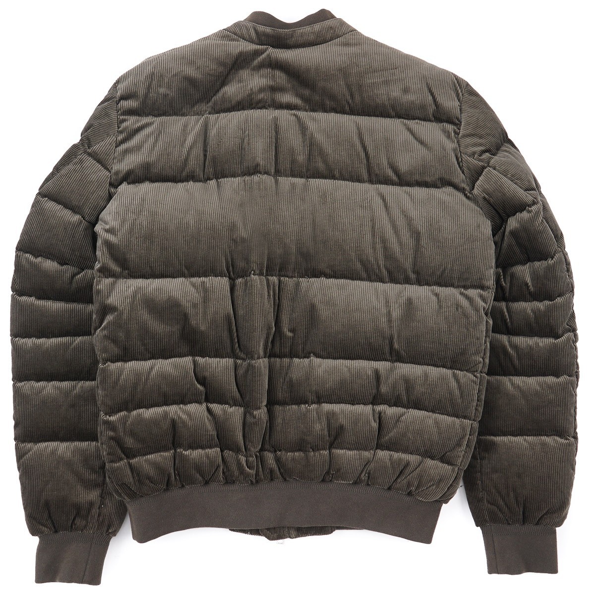 Brett Johnson Olive Green Padded Quilted Corduroy Bomber Jacket XL (Eu 54) NWT