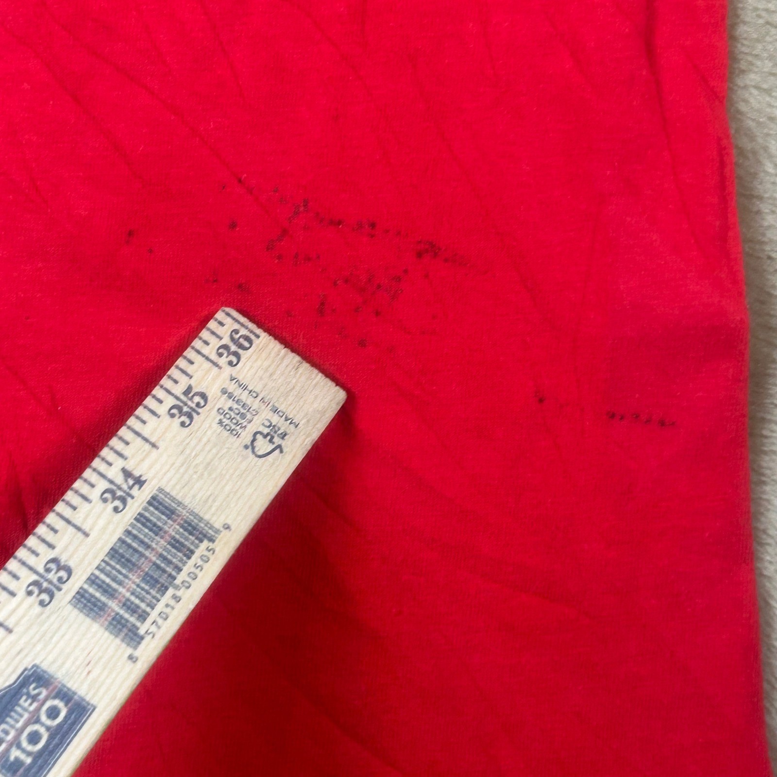 Vintage 1983 Ocean Pacific Red Graphic Long Sleeve T-Shirt Mens Medium USA Made