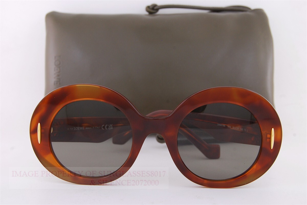 Brand New LOEWE Sunglasses LW 40146I 53N Havana/ Gray For Women