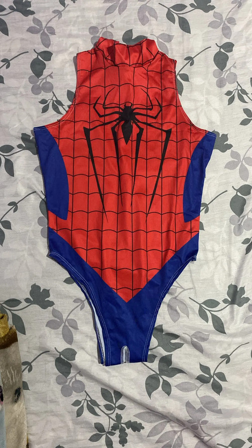 Spider-Man Cosplay Costume Sexy Bikini Swimwear Bodysuit Swimsuits Marvel Movie