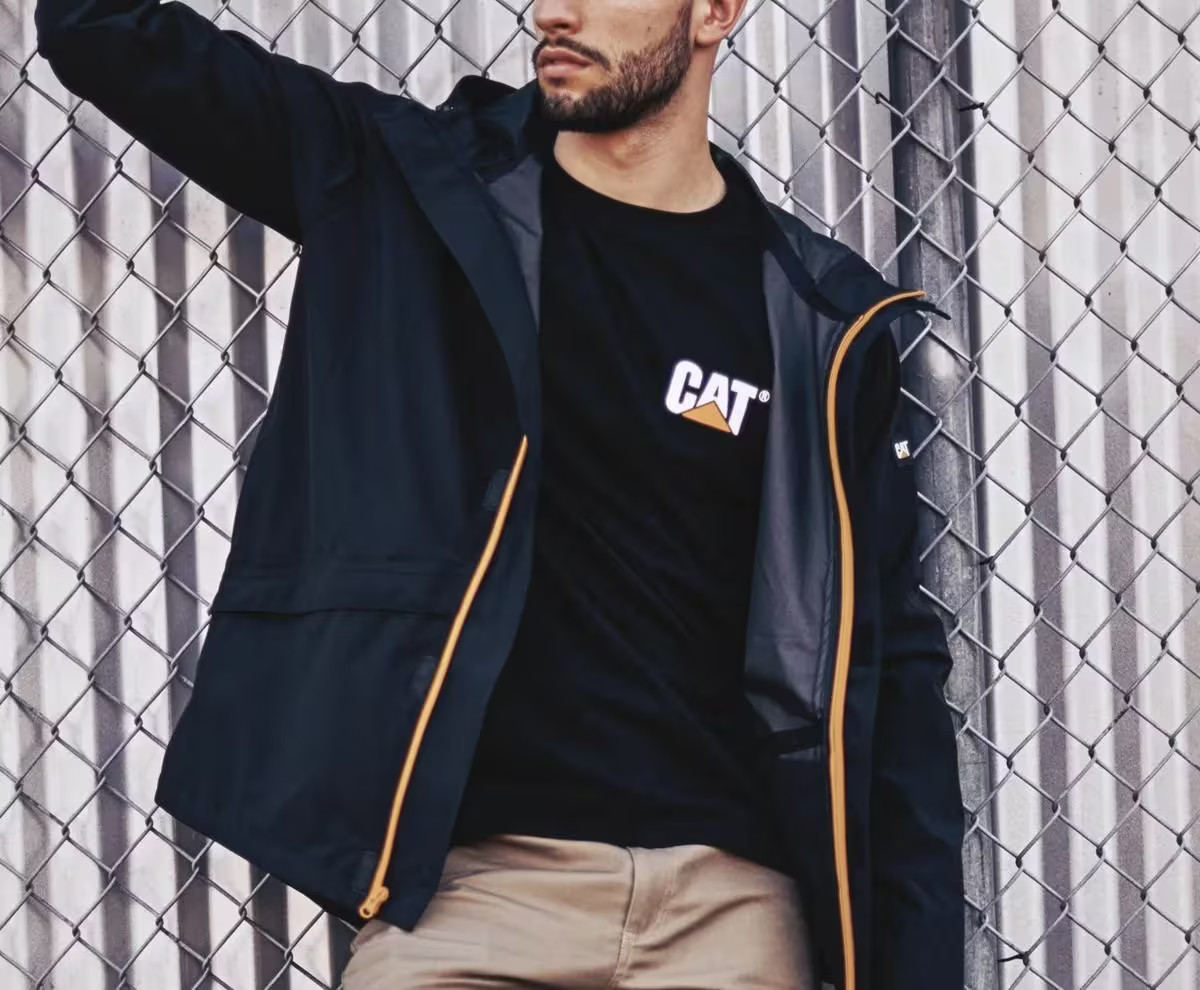 Caterpillar Men Essential Rain Jacket Apparel