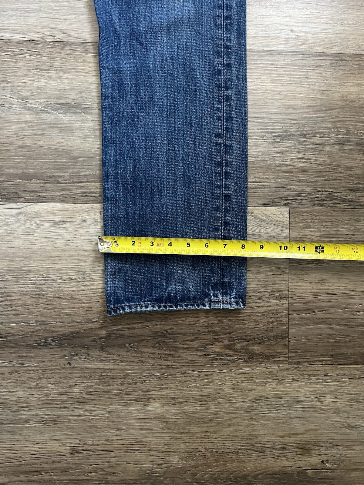 Levi’s Original 501 Straight Leg Button Fly Men’s Blue Denim Jeans 30×34 #3513