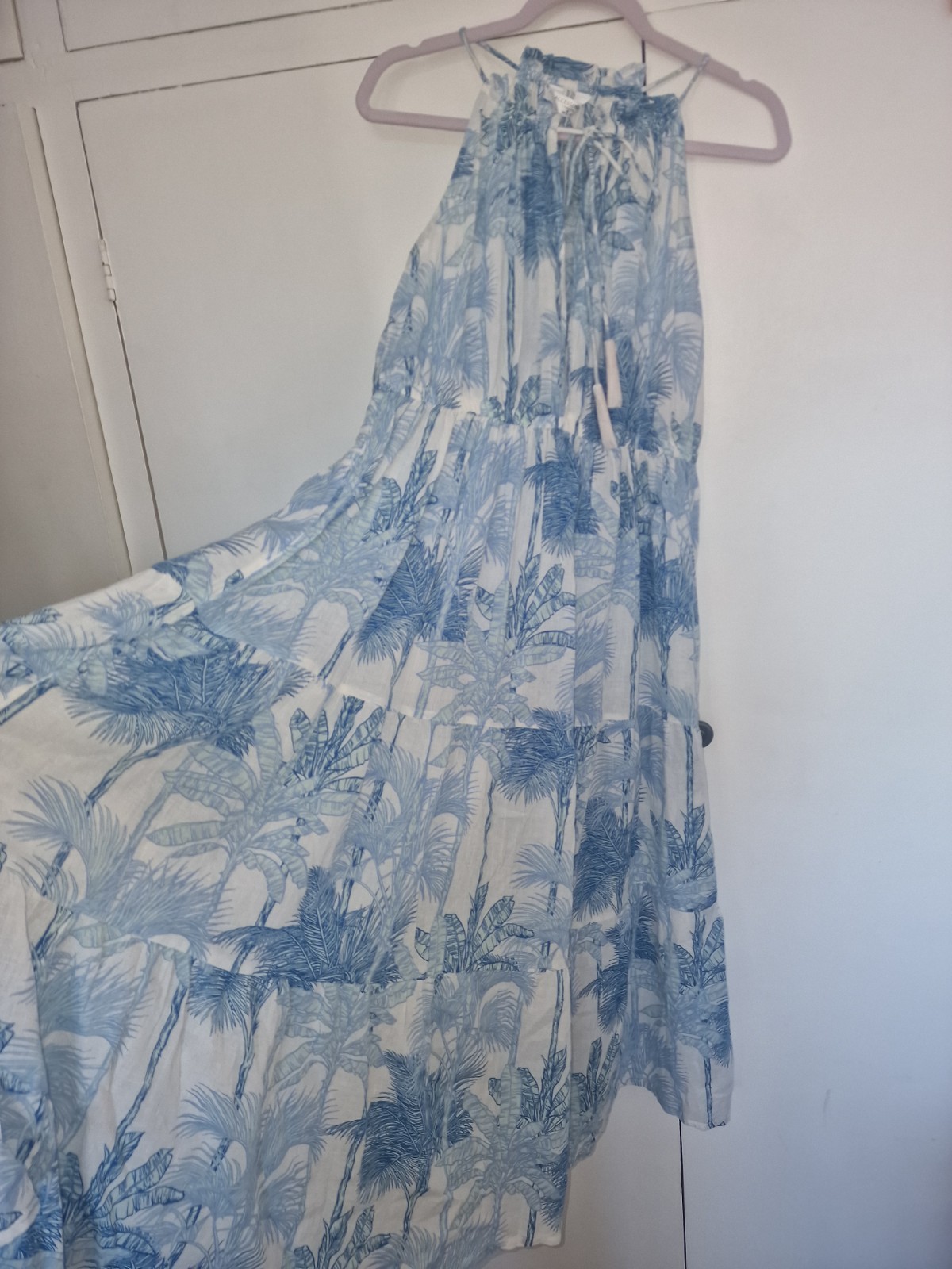 New Accessorize by Monsoon Summer Holiday Beach Maxi Dress Size Medium UK 12 14