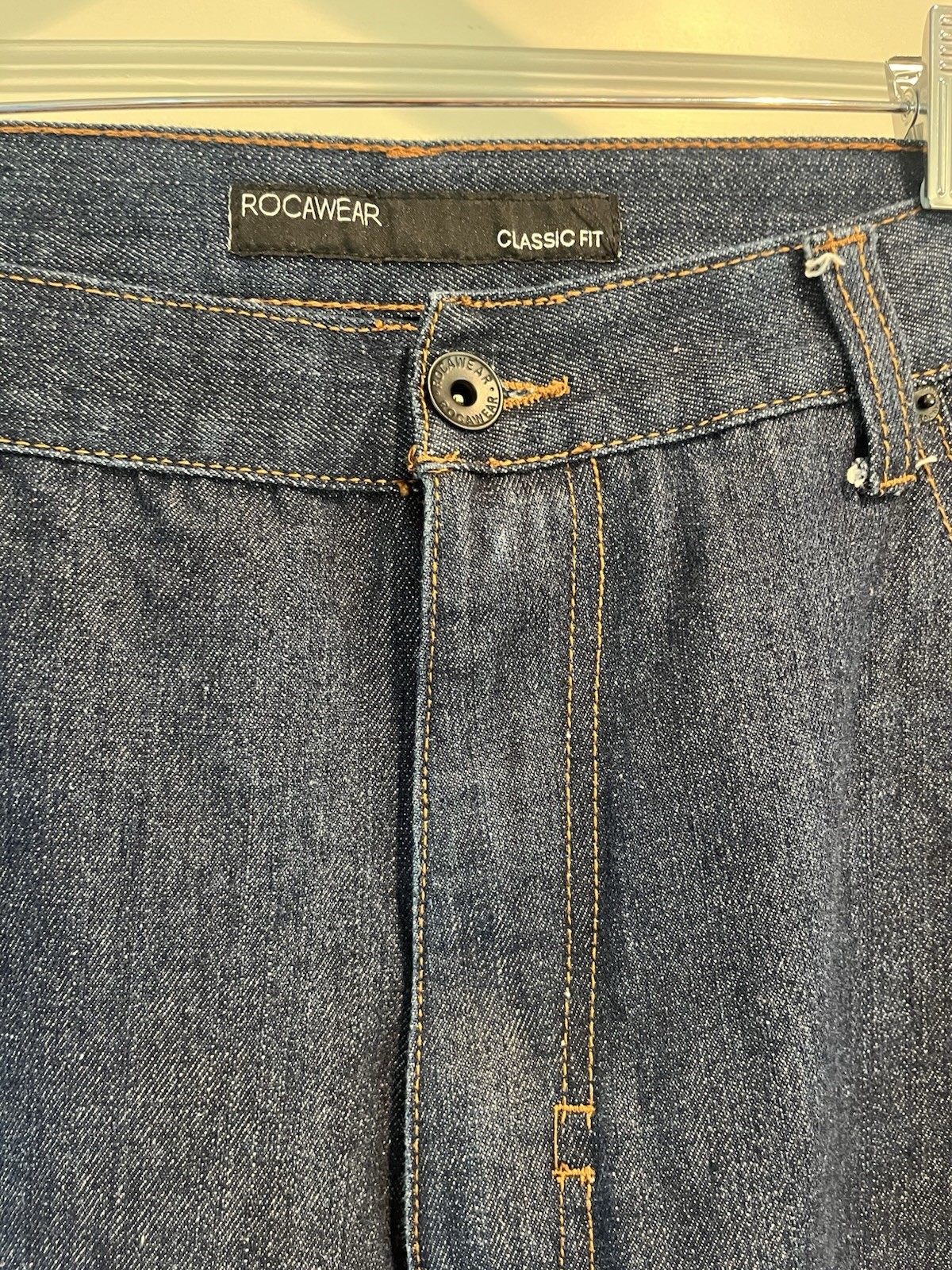 ROCAWEAR Classic Fit Blue Jeans – Men’s 45×34 – Wide-leg