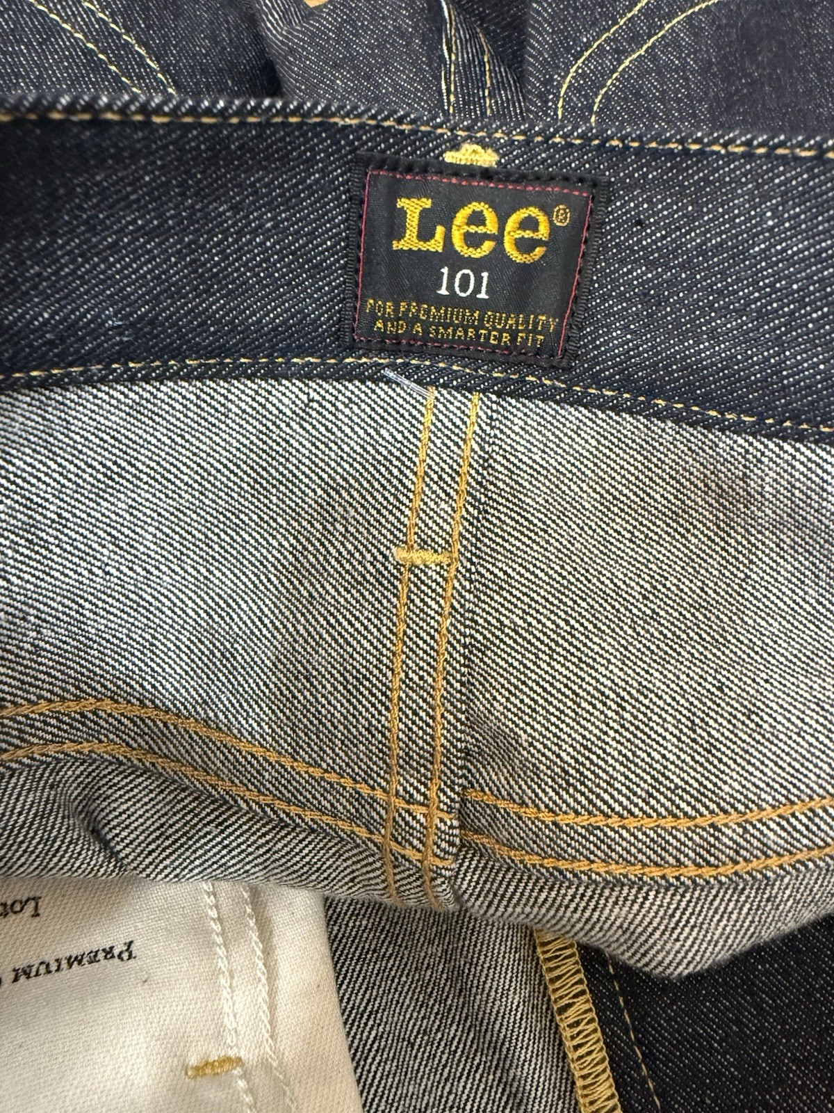 NWT Lee 101Z Premium Selvedge Denim Jeans – Raw Indigo Made with Japanese Denim