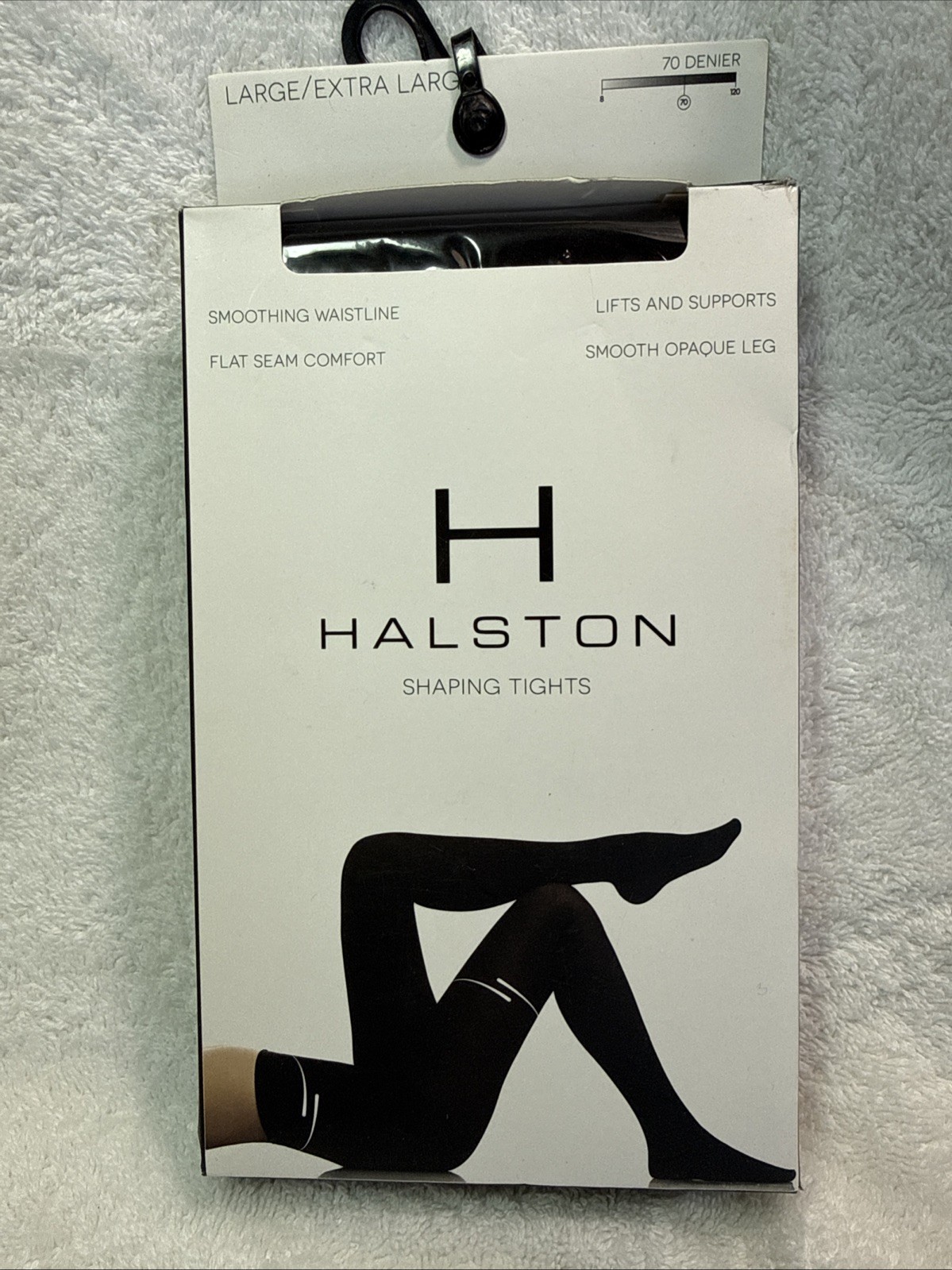 Size Large / Extra Large – Black – H Halston Women’s Shaping Tights Sz L/XL F4