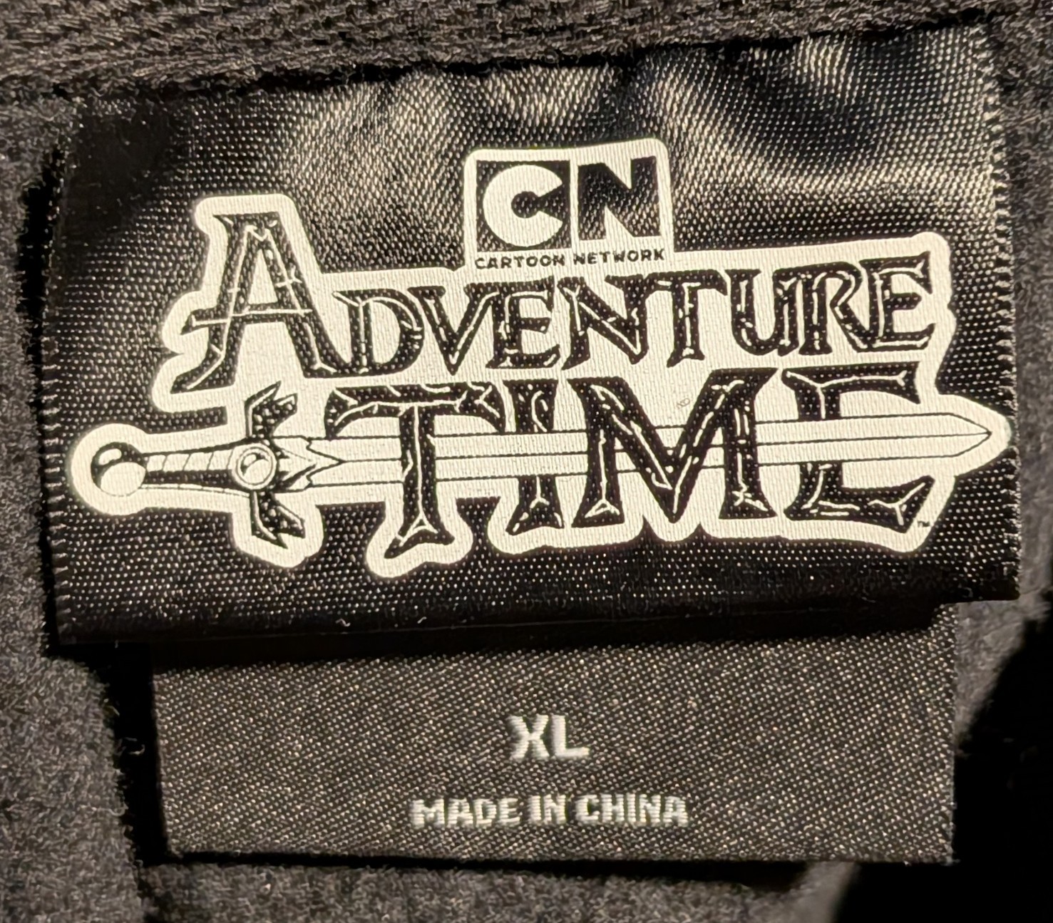 Adventure Time Cartoon Network Hot Topic Full Zip Hoodie Sweatshirt Men’s XL