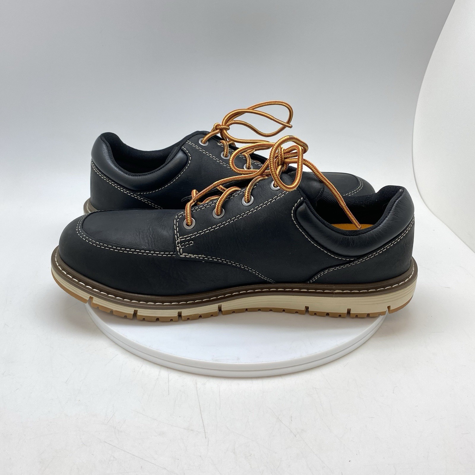 KEEN Utility San Jose Oxford Mens 10.5 D Black Leather Alloy Toe Workwear Shoes