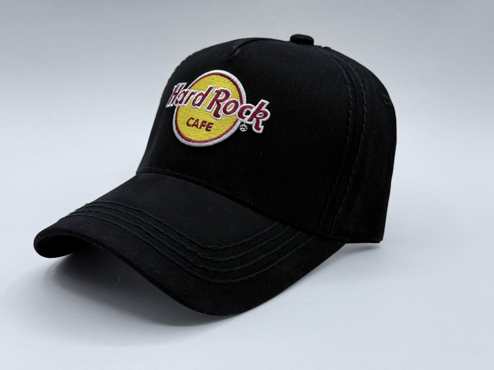 Hard Rock Cafe Black Adjustable Cap / Baseball Hat 100% Cotton Est 1971 NEW NWOT