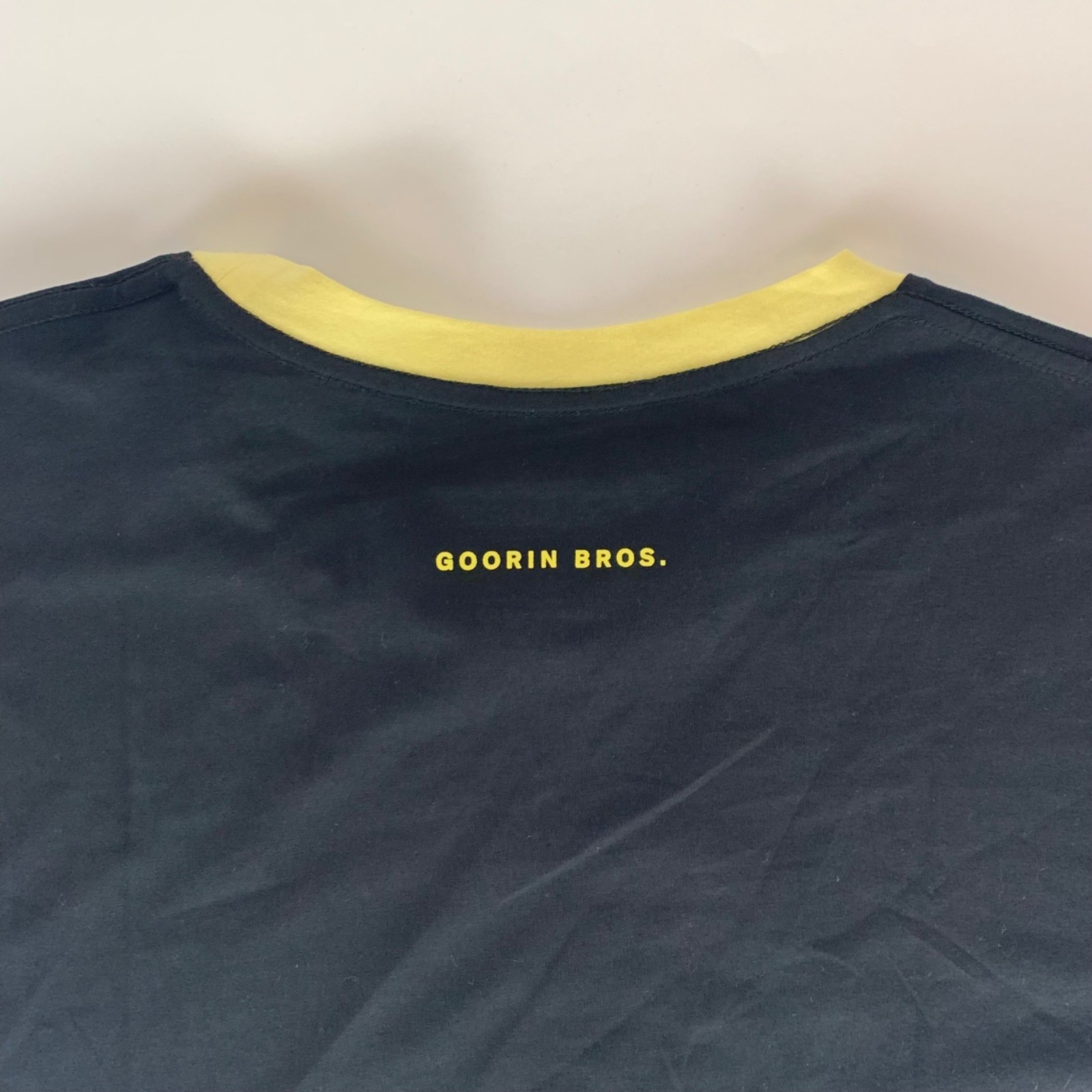 Goorin Bros Black KING Ringer Tee Shirt Mens XL New READ