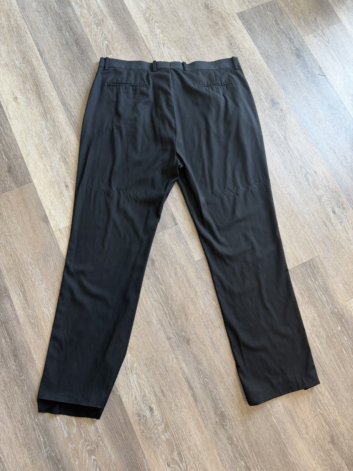 Daniel Cremieux Signature Collection Black Dress Pants 40W Stretch Flat Front
