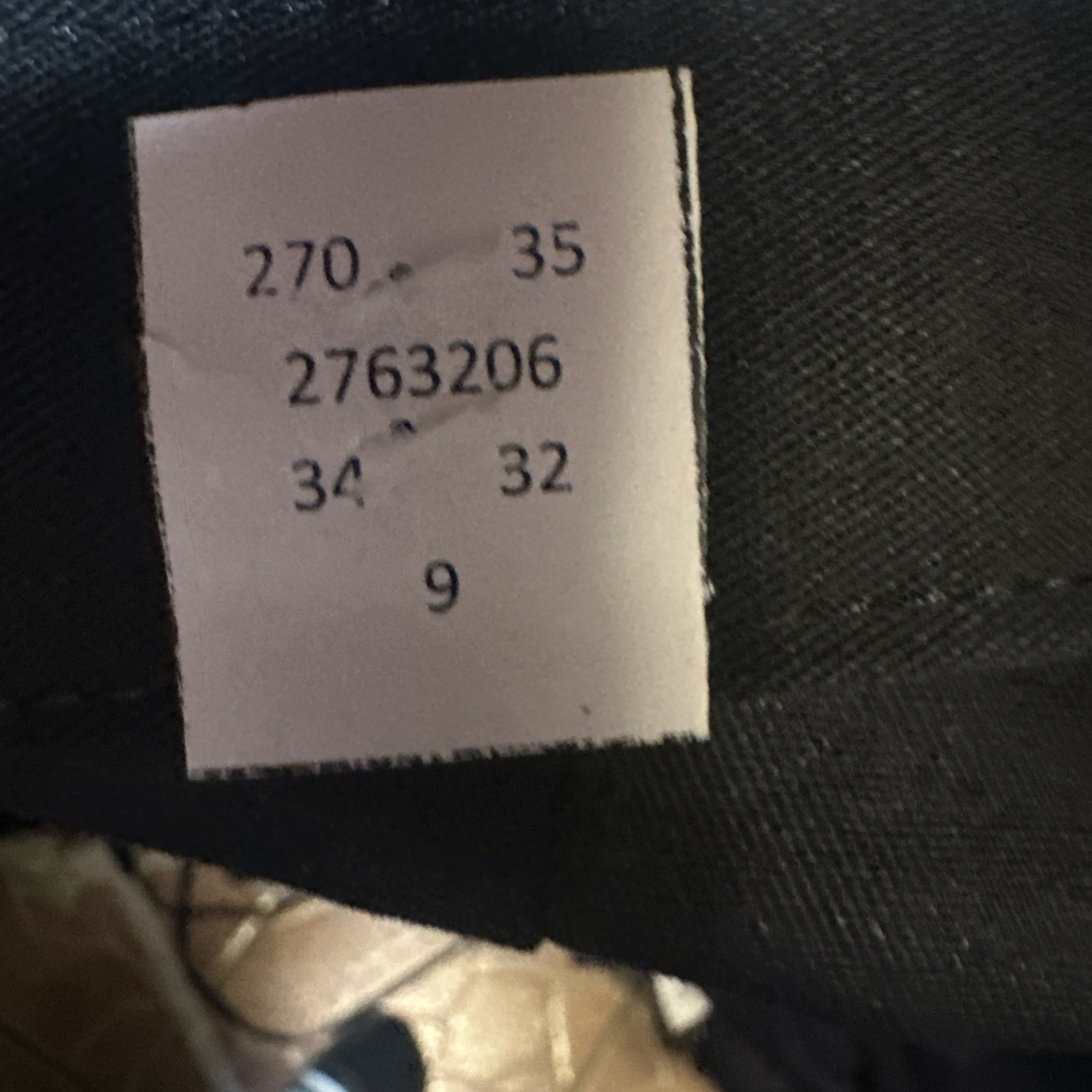 Lot 2 Cintas Comfort Flex Black Cargo Work Pants Size 34×32 #270-35 Relaxed Fit