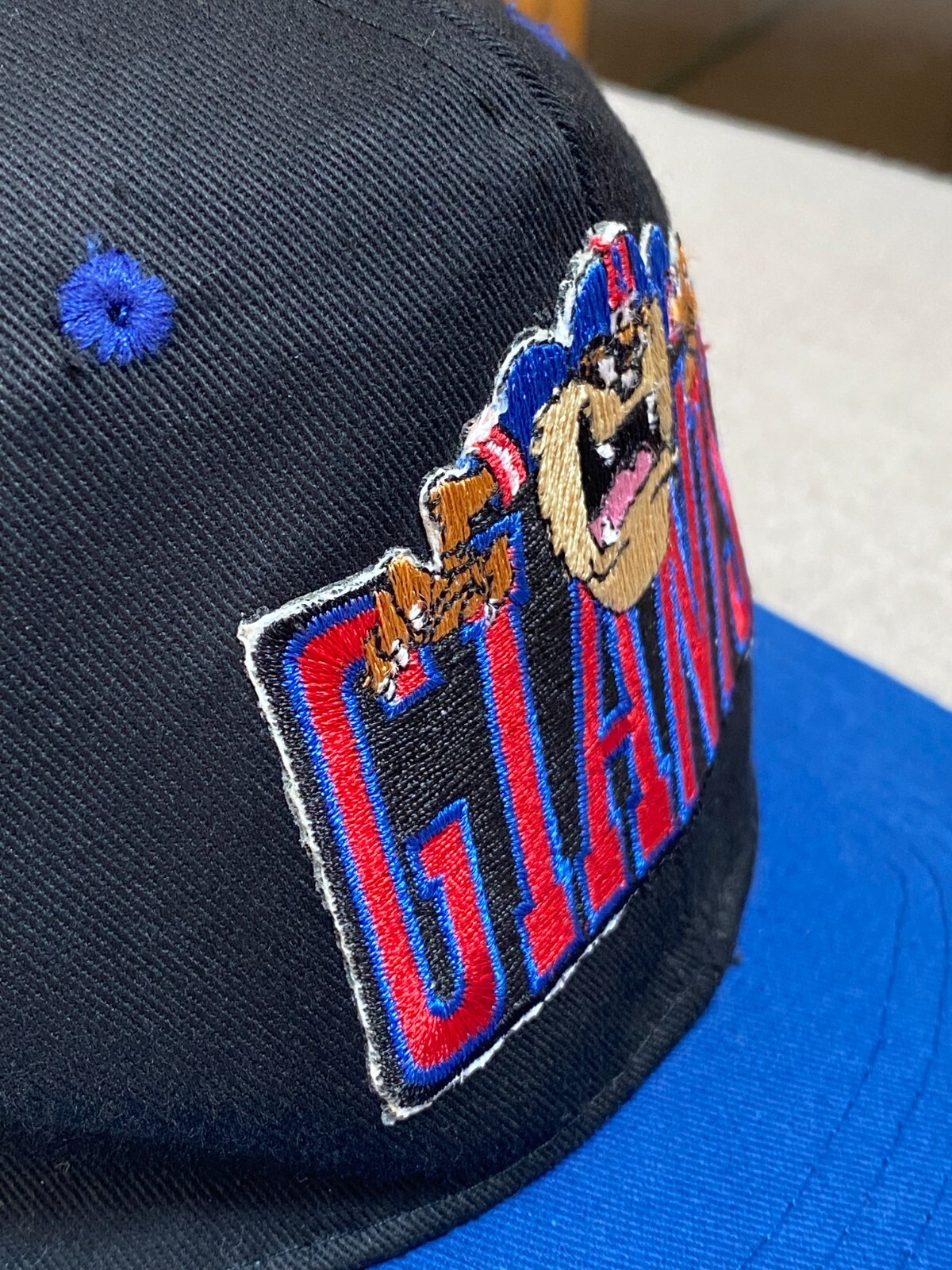 Vintage New York Giants Tasmanian Devil Snapback Hat 1992 Fresh Caps