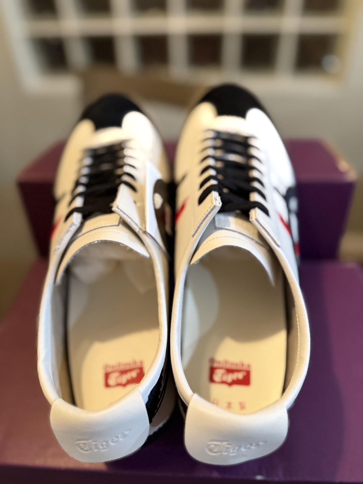 Onitsuka Tiger MEXICO 66 DELUXE NIPPON MADE sneaker 1181A119 US11.0 WHITE BLACK