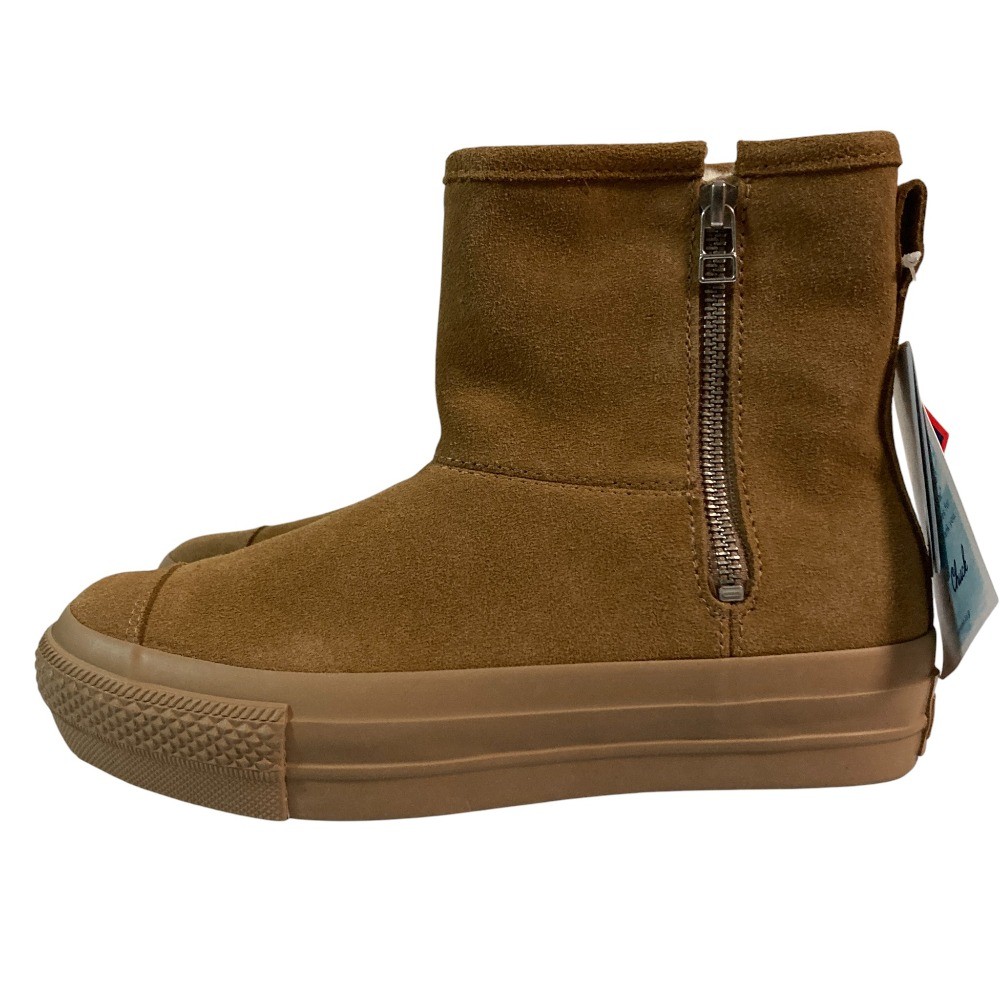 CONVERSE SUEDE ALL STAR PLTS BT Z HI Ankle Boots 9.3″” Brown Women USED