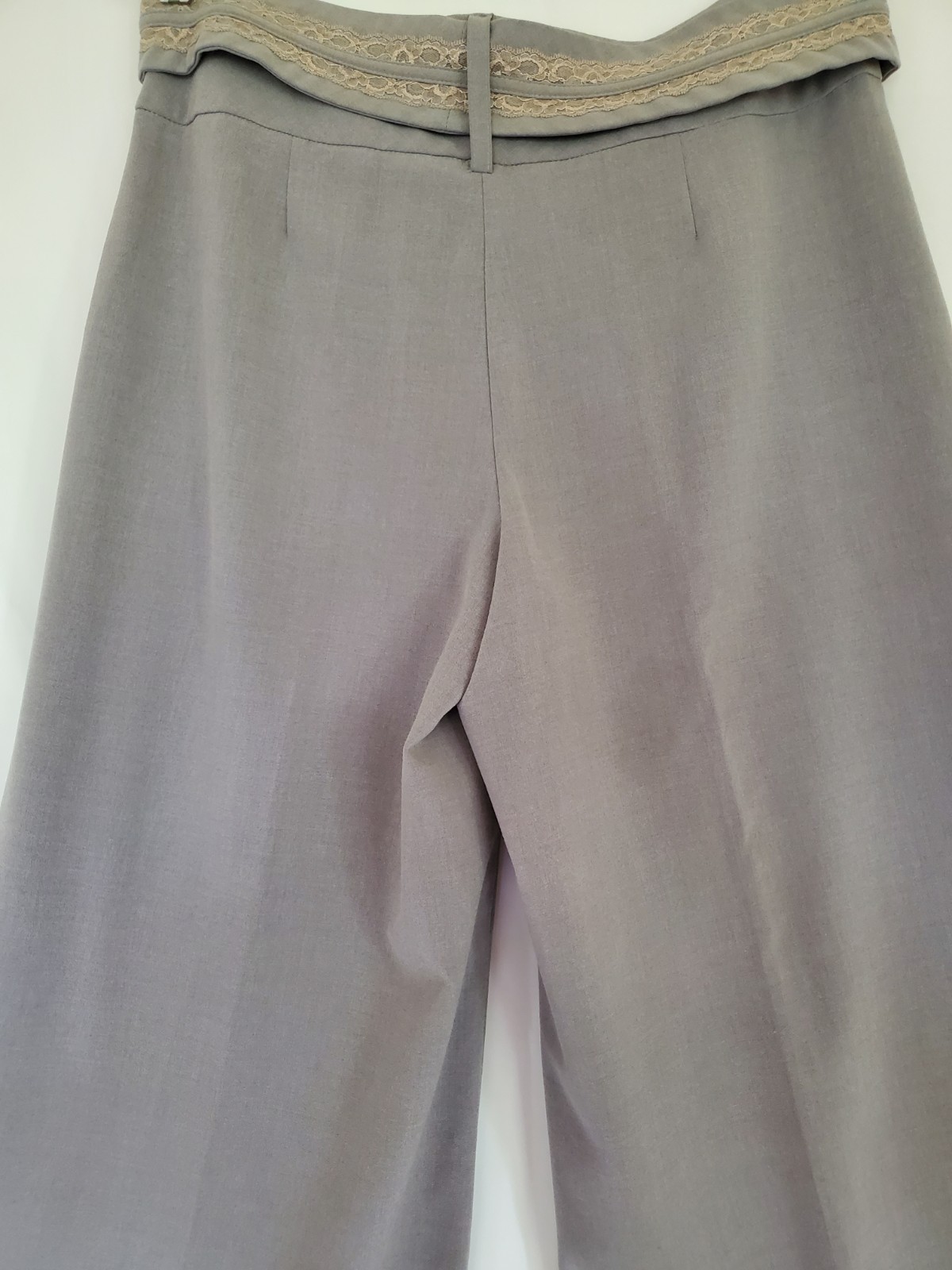 🗽D.E.A. NEW YORK🗽 Wide Leg Extra Baggy Gray Vintage Dress Pants Slacks Wm’Sz 8