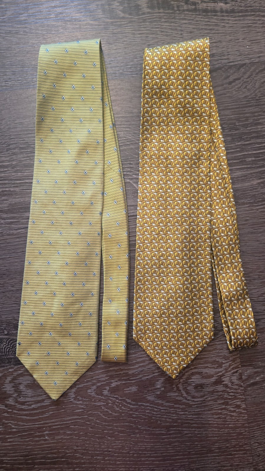 Michael Newell Designer Silk Tie Bundle – Polka Dot & Geometric Patterns