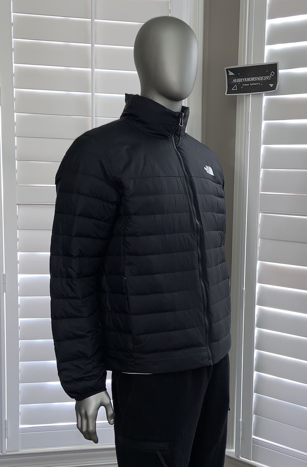 The North Face Mens Minoqua Insulated 550-Down FZ Puffer Jacket Black NWT $180