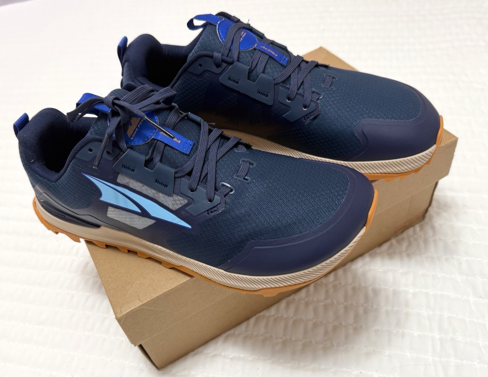 Altra Size 12 Lone Peak 7 Men’s Navy New In Box