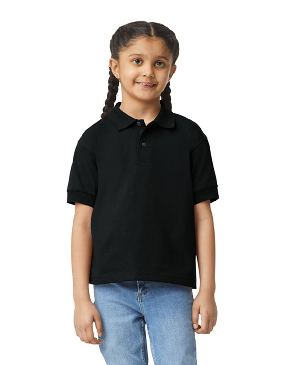 5 Pack Of Gildan Youth Jersey Stylish T Shirt Casual Polo – G880B