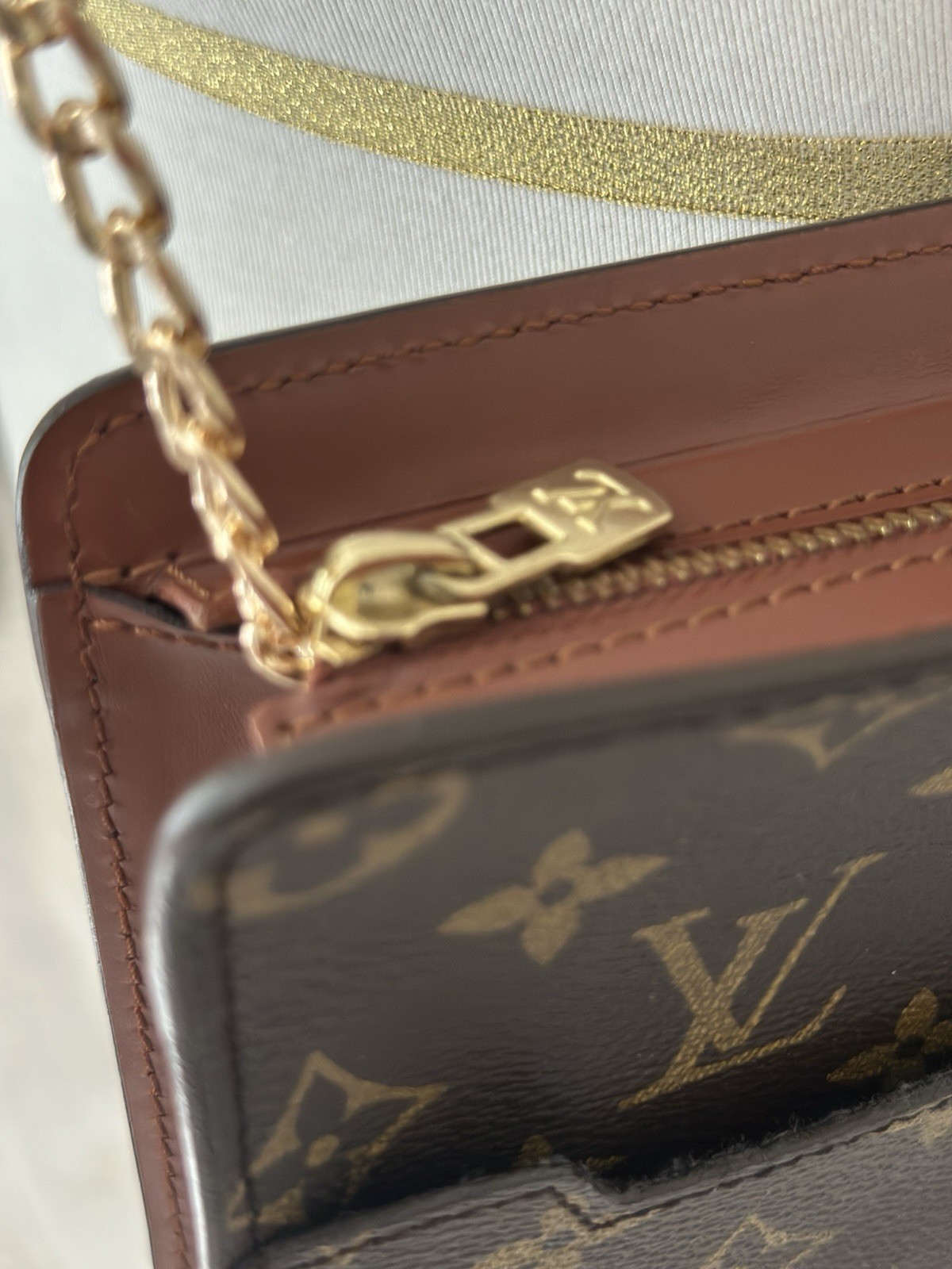 Authentic Louis Vuitton Monogram Pochette Homme Clutch Bag M51795 Excellent