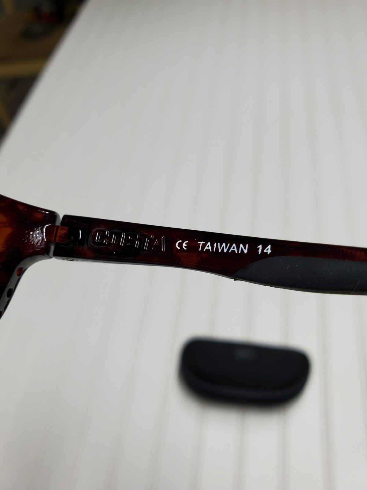 Women’s Costa Del Mar Sunglasses Stringer St 10brown Frame Blue Lenses Authentic