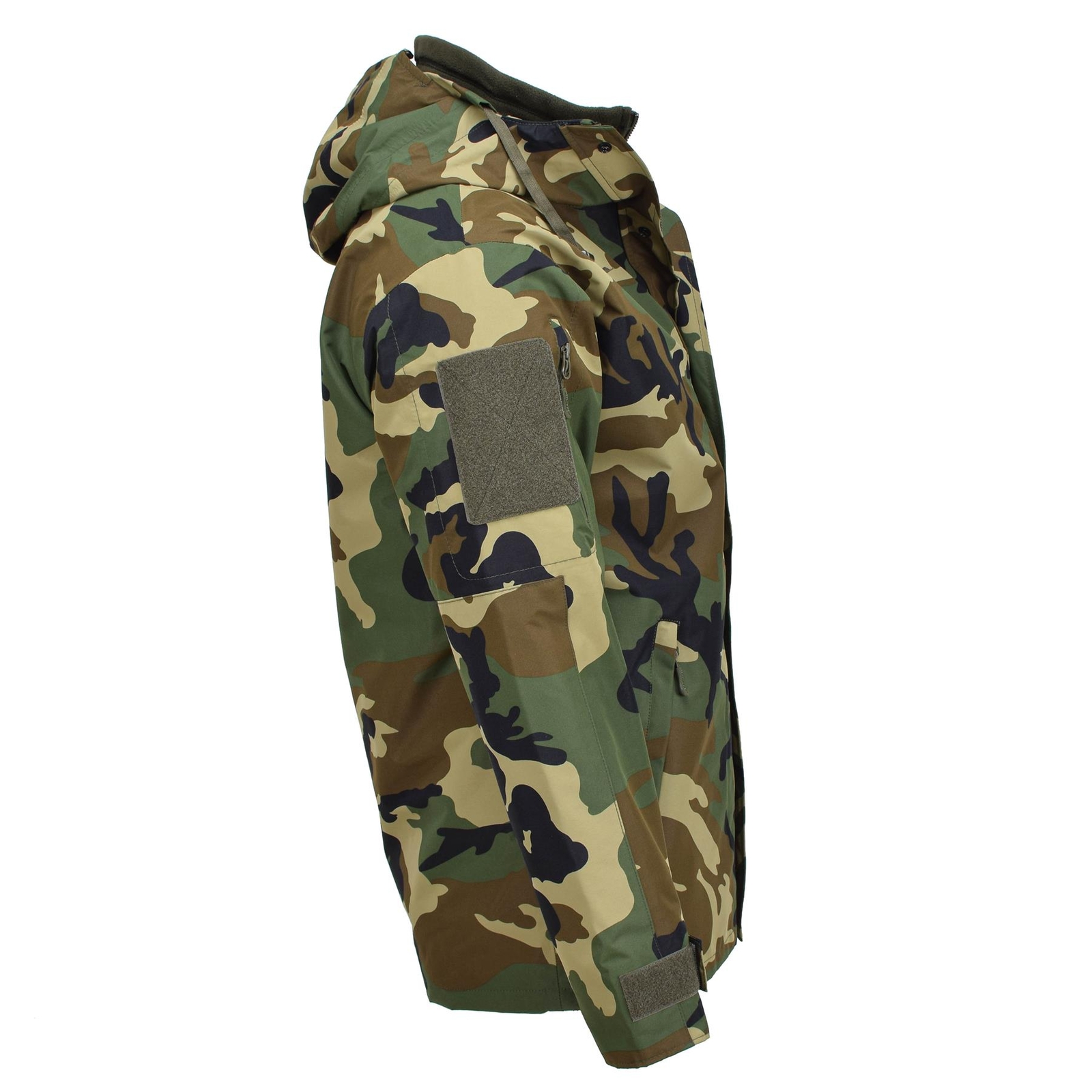 MIL-TEC Waterproof jacket Army style GEN II lined winter woodland camo parka