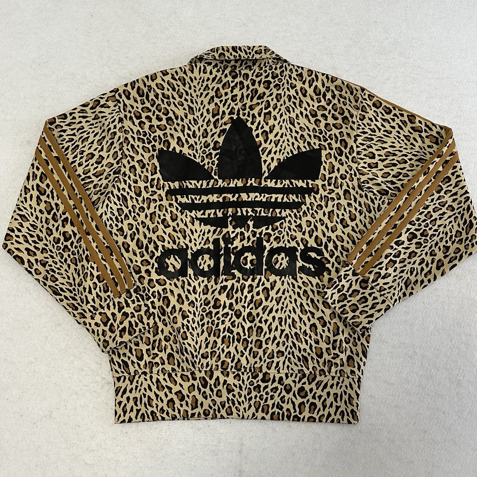 Adidas Originals Jeremy Scott Leopard Cheetah Track Top Jacket TT Trefoil Size S