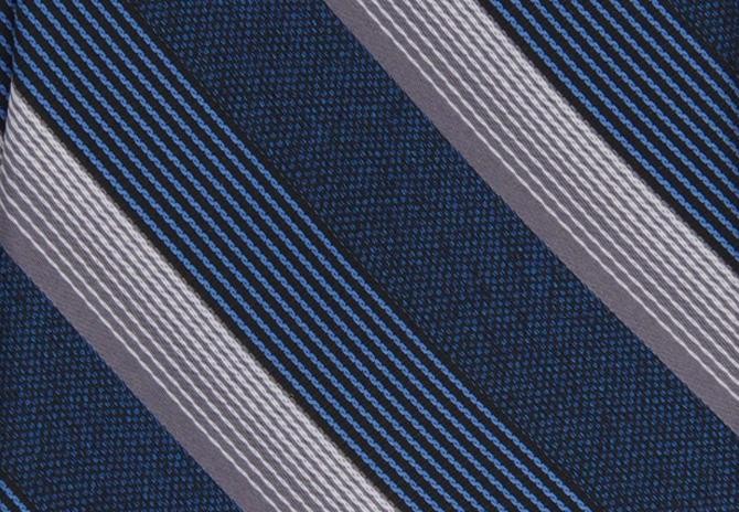 Perry Ellis Mens Necktie Preston Stripe Width: 3 1/8″ Navy Tie $55 2PC22-1025