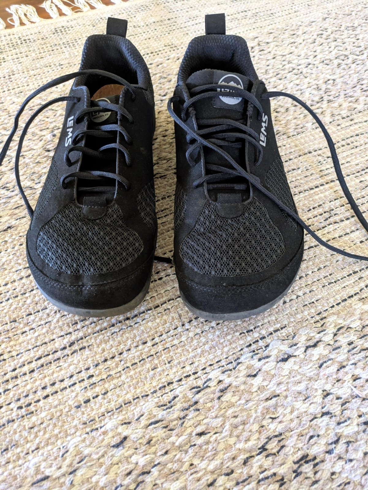 Lems Primal 3 Men’s Size 13 Minimalist Sneakers Shoes, Black Mesh