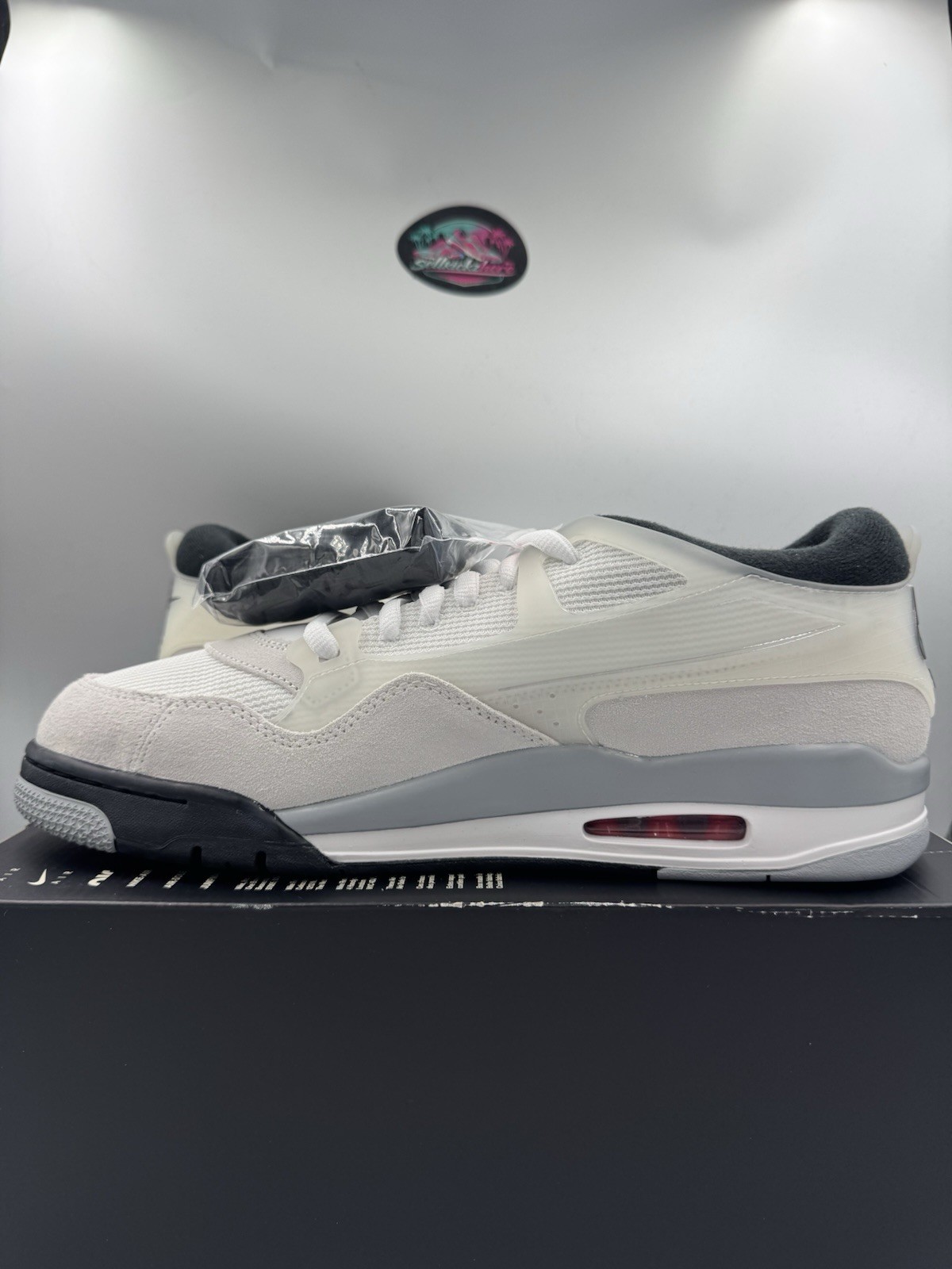Nike Air Jordan 4 RM White Light Smoke Grey FQ7939-108 Size 13