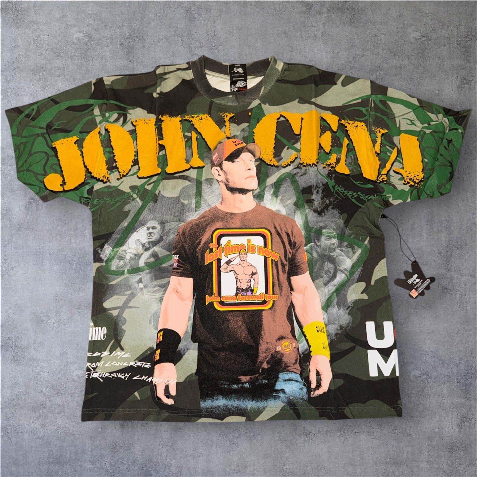 Civil Regime x WWE John Cena The Last Time is Now Tee Brand New With Tags XL