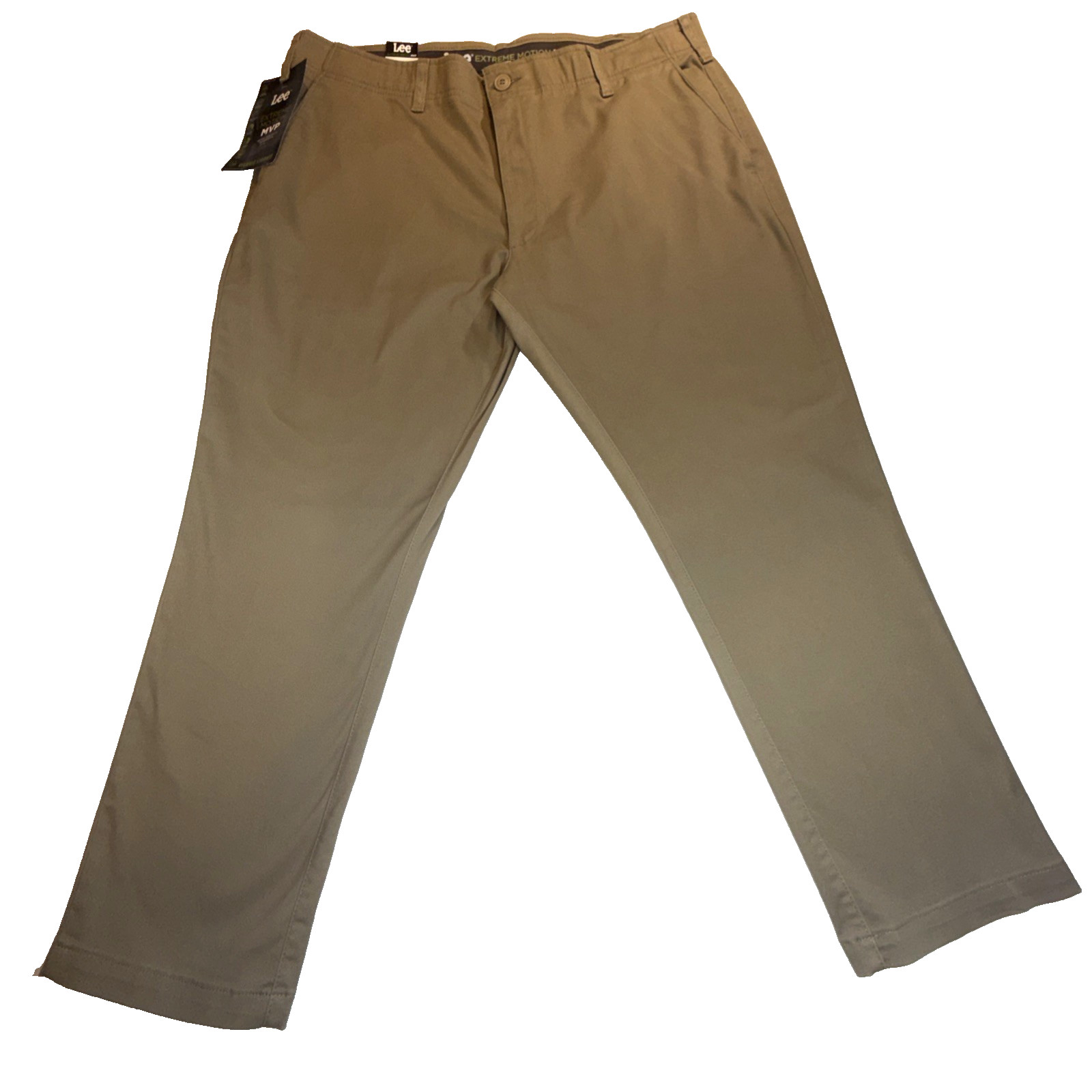 NWT Lee Extreme Motion MVP Men’s Relaxed Straight Pants – 38 X 29 Oscar Khaki