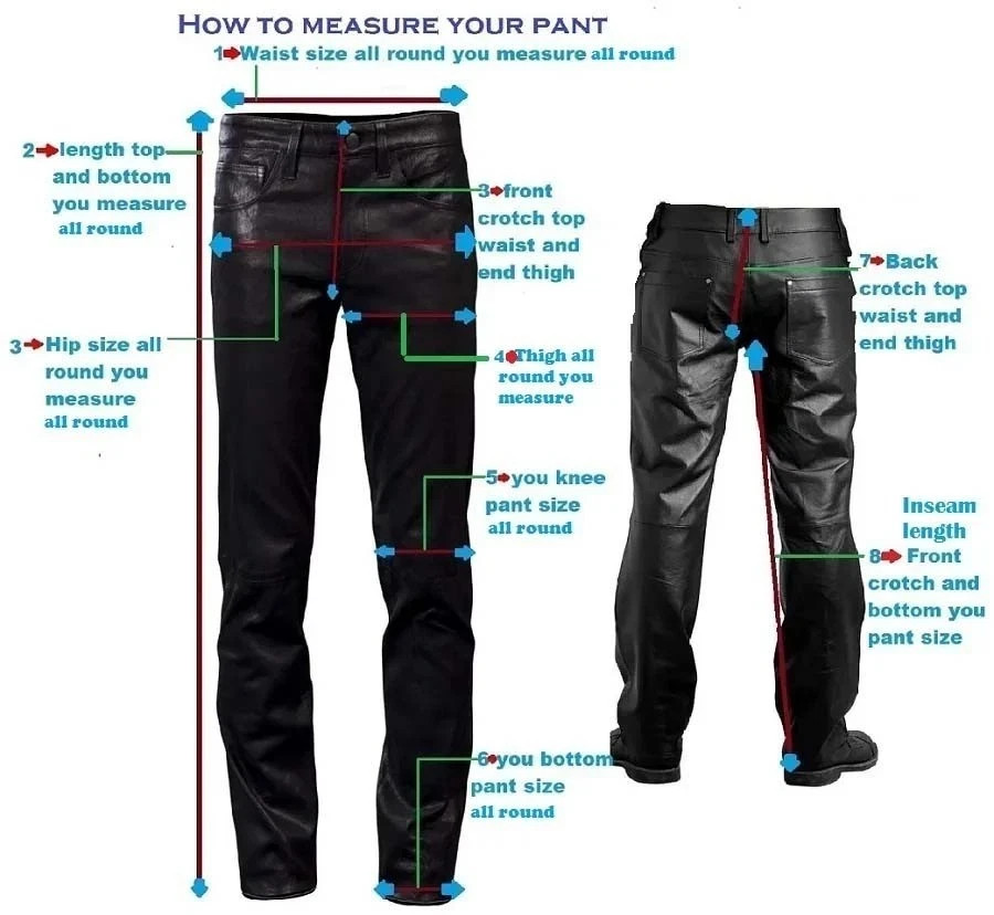 Men’s Brown Hair On Western Cowhide Leather Style Leather Pant Western Pant