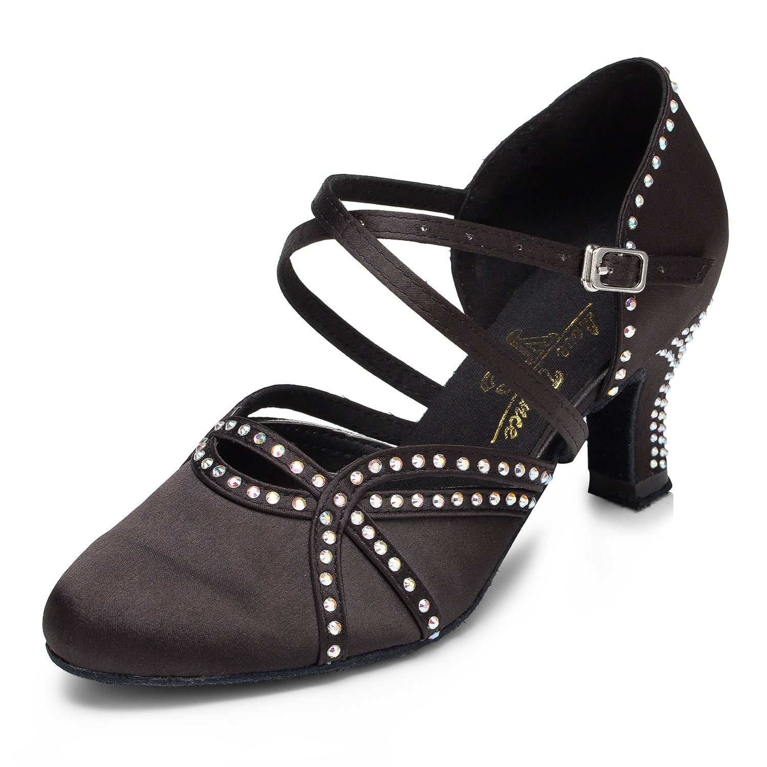 Practice Ballroom Dance Shoes for Women Closed Toe Latin Salsa Dancing Pumps