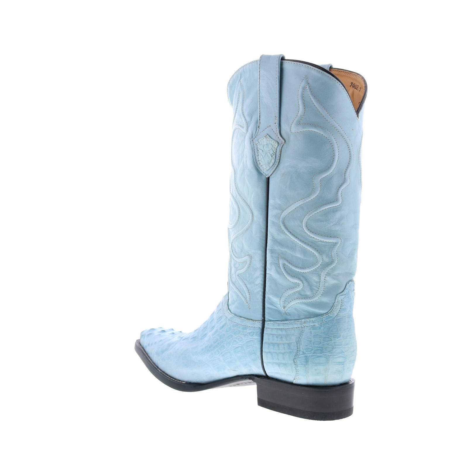 Wild WestCaiman Hornback Boots Chihuaha Mens Blue Wide Cowboy Western Boots