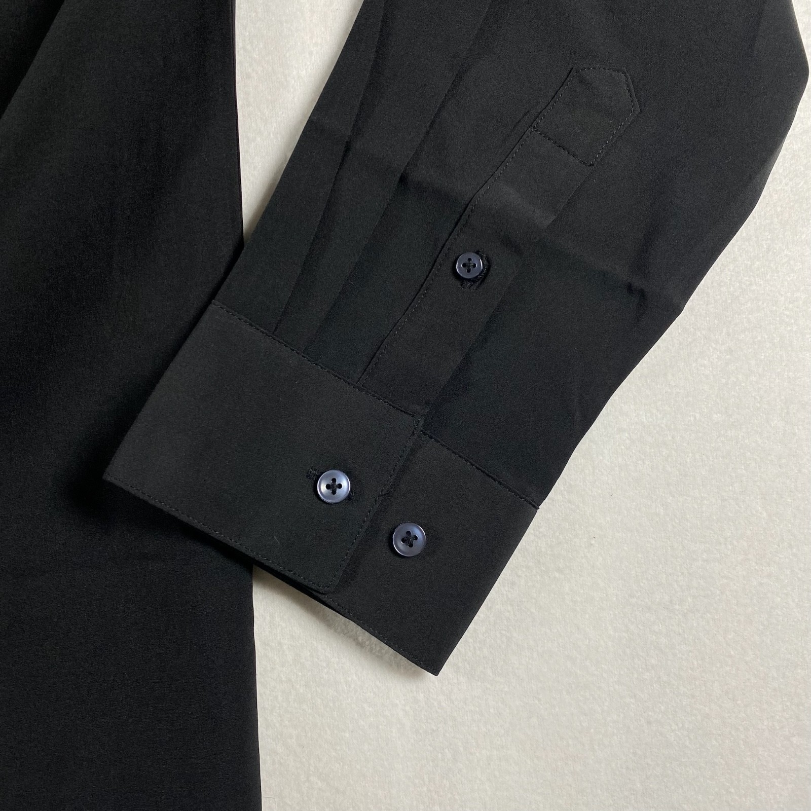 7 Diamonds Rocco 4-Way Stretch Performnce Shirt Large Black Moisture Wicking NWT