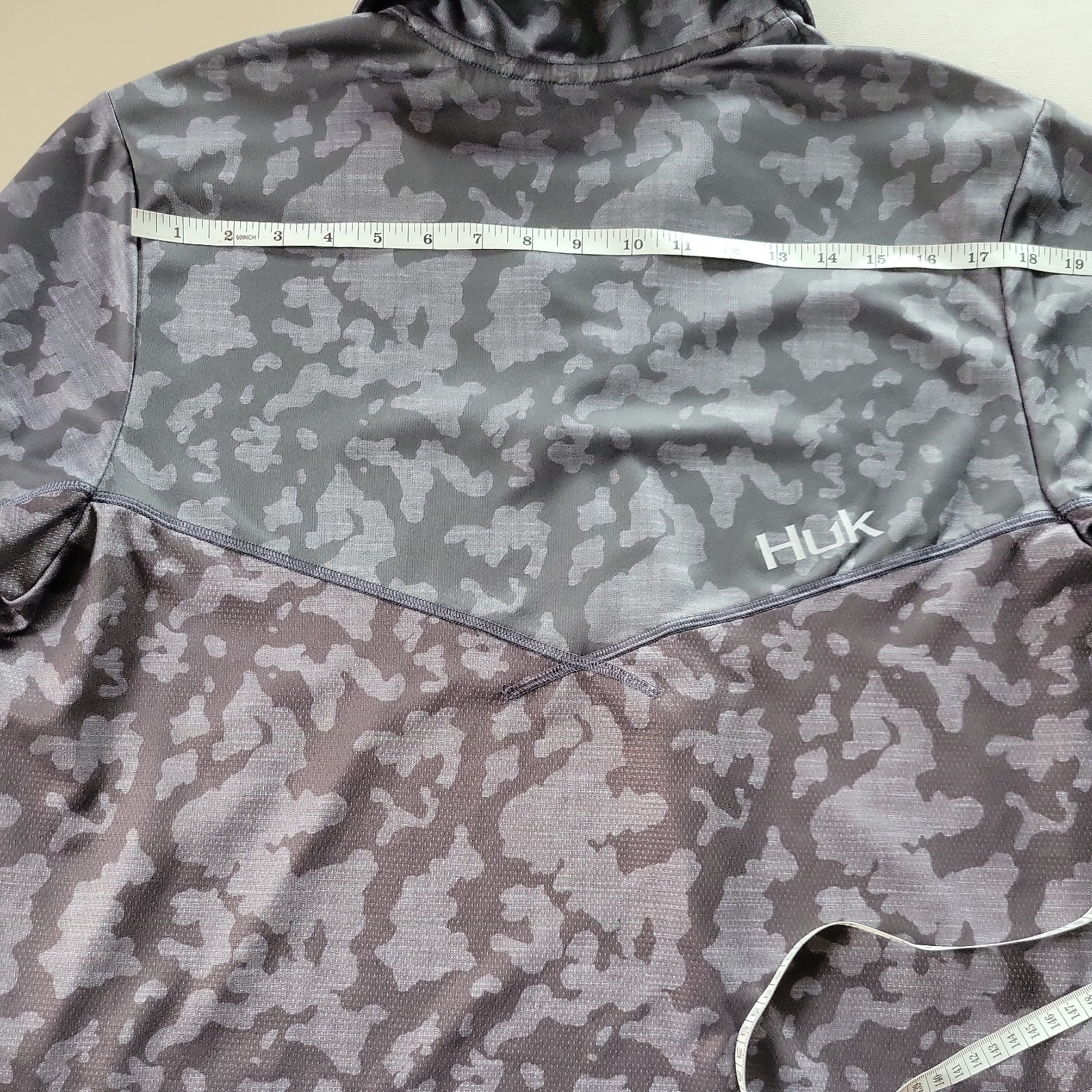 Huk Icon X Running Lakes Polo Volcanic Ash Size XL Fishing Gear UPF 50+ Golf