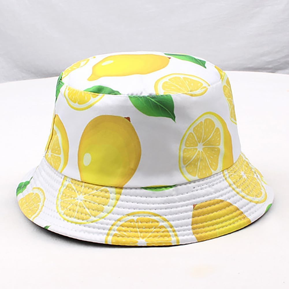 Unisex Bucket Hat Beach Sun Hat Aesthetic Fishing Hat for Men Women Teens, Rever