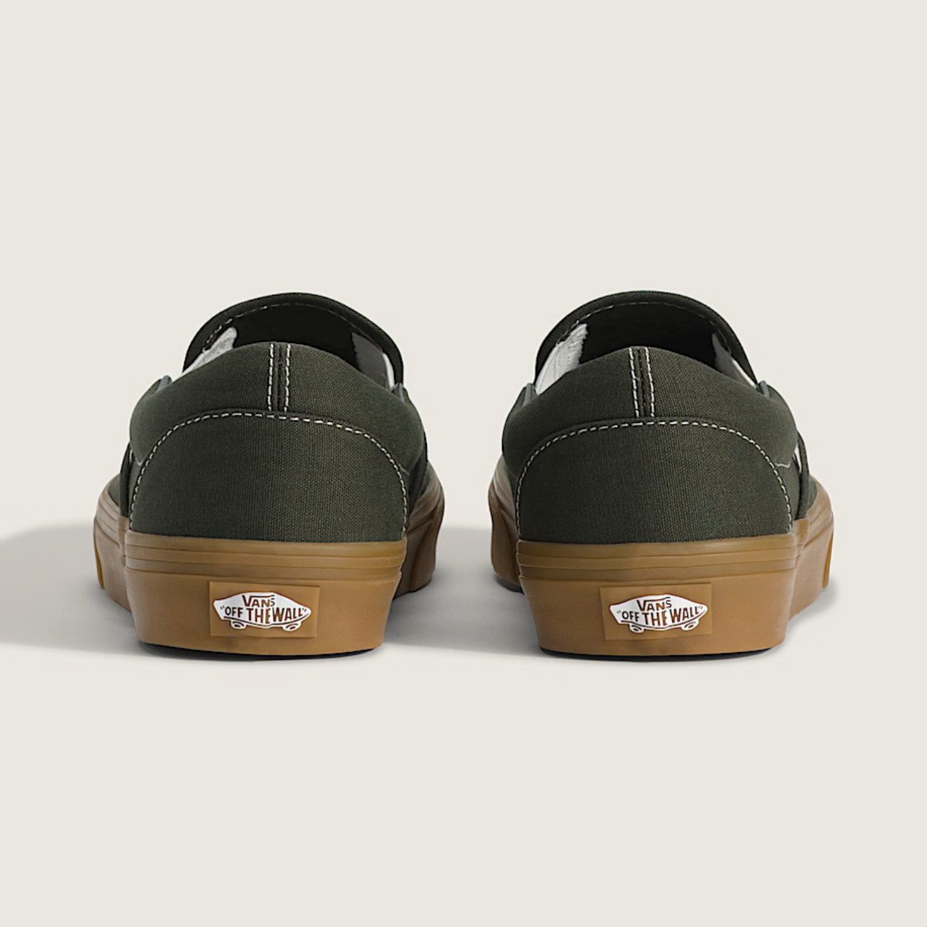 Vans Classic SlipOn Gumsole Obsidian Fern Shoes Sneakers US Mens Siz VN000DAHFRN