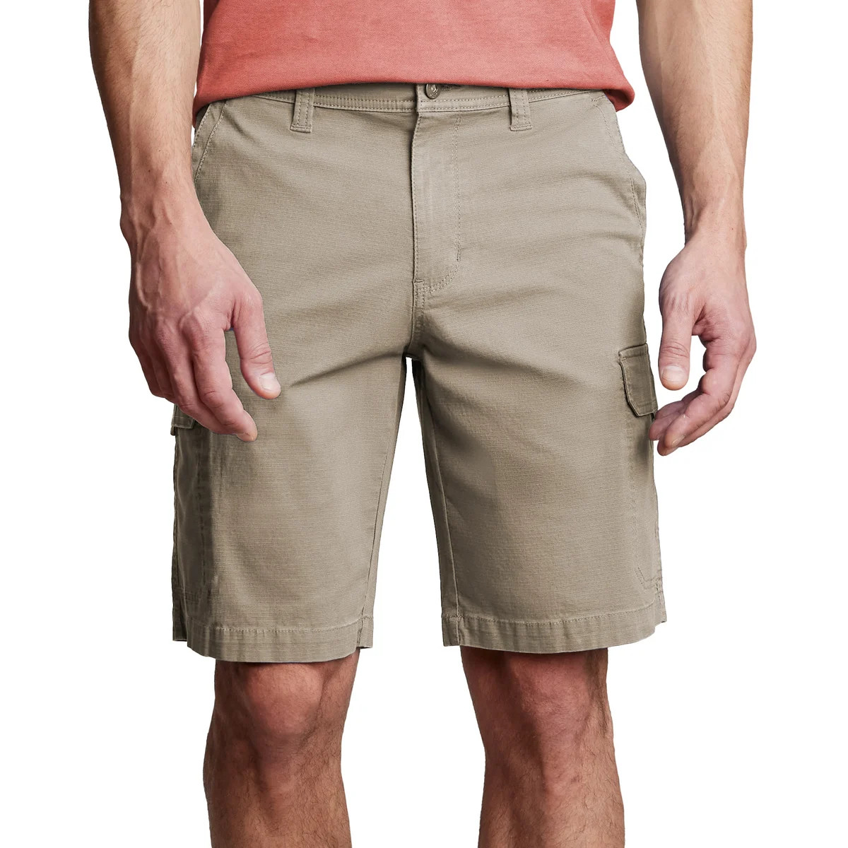 Copper & Oak Men’s Cargo Shorts Flex Waistband Stretch Cotton New Sizes 30-42