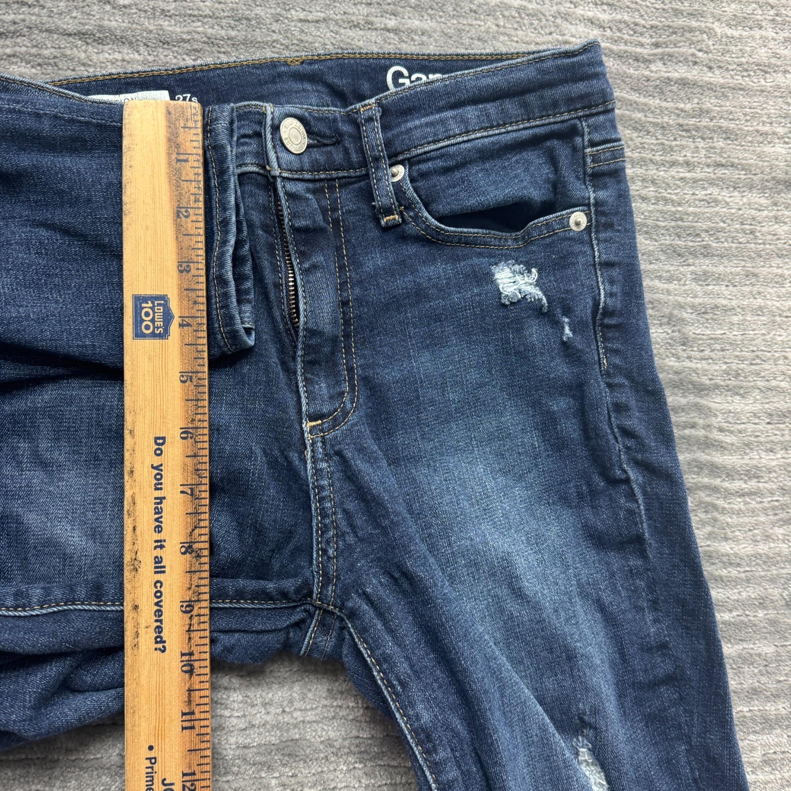 Gap Jeans Size 27s Womens Resolution True Skinny High Rise Blue Denim