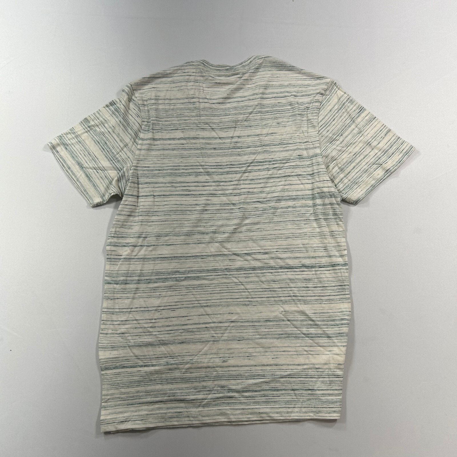 Sun + Stone V-Neck T-Shirt Tee Mens Small Vintage White Regular-Fit Nep NEW